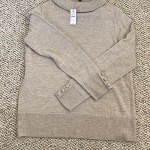 NWT Talbots Gold Sweater